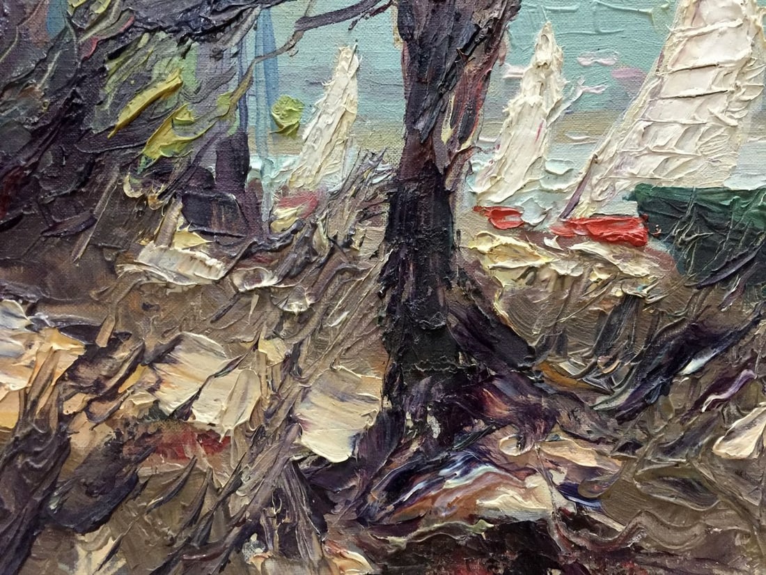 Oil painting Kiev. Wind Priymak B.N. - 2