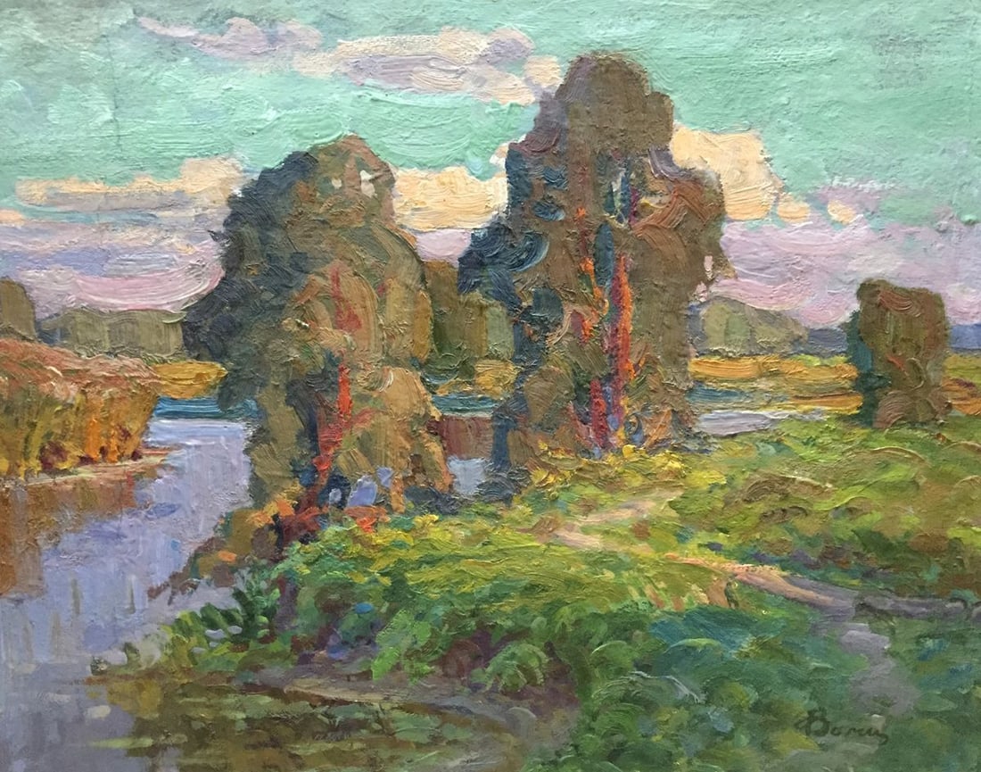 Oil painting Early morning Fomin Anatoly Nikiforovich: Title: Oil painting Early morning Fomin Anatoly Nikiforovich Description: NoVern 173 *** ABOUT THIS PAINTING *** * TITLE: "Early morning" * ARTISTS: Fomin Anatoly Nikiforovich * SIZE: 40x50 cm/'15.74x