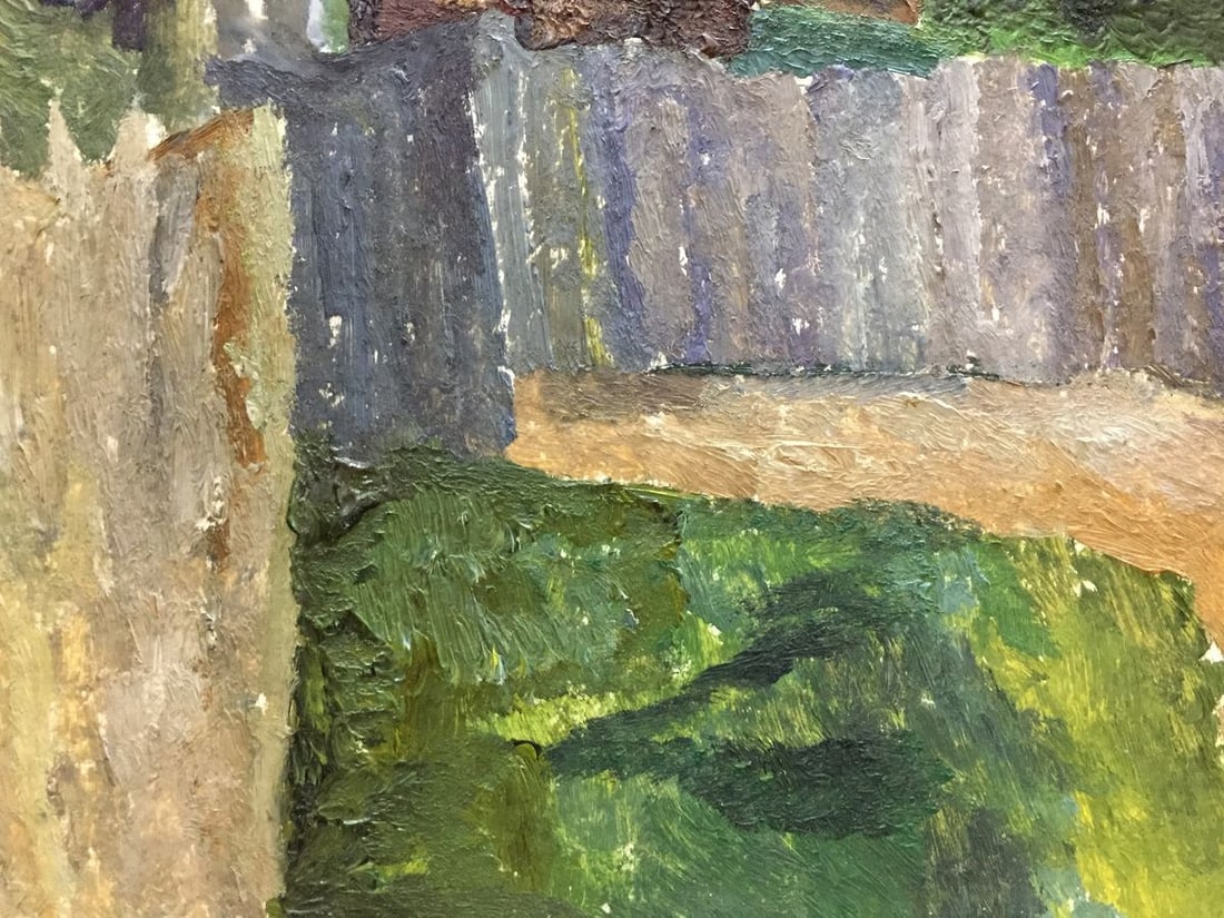 Oil painting Rural landscape Dulfan Lucien Veniaminovich - 2