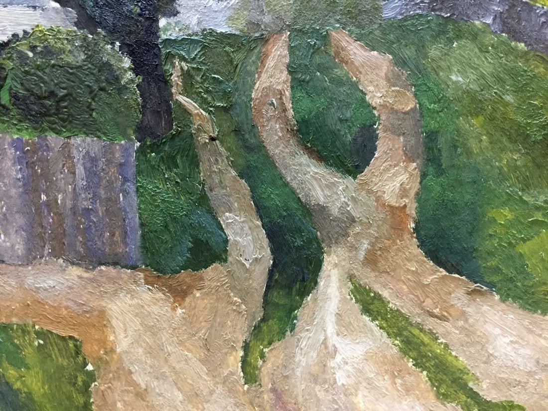 Oil painting Rural landscape Dulfan Lucien Veniaminovich - 3