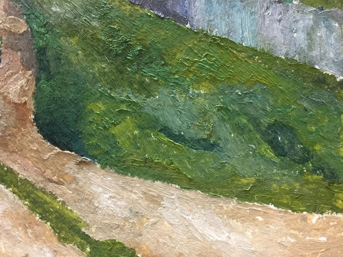 Oil painting Rural landscape Dulfan Lucien Veniaminovich - 4