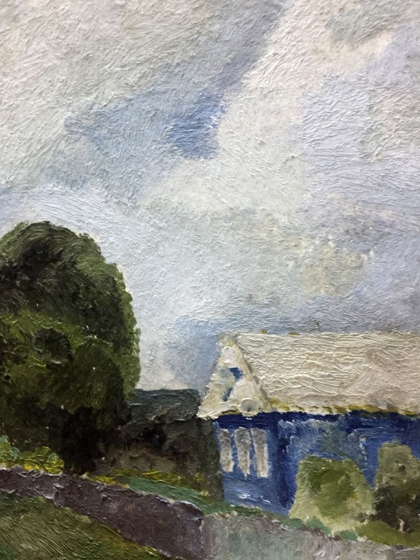 Oil painting Rural landscape Dulfan Lucien Veniaminovich - 5
