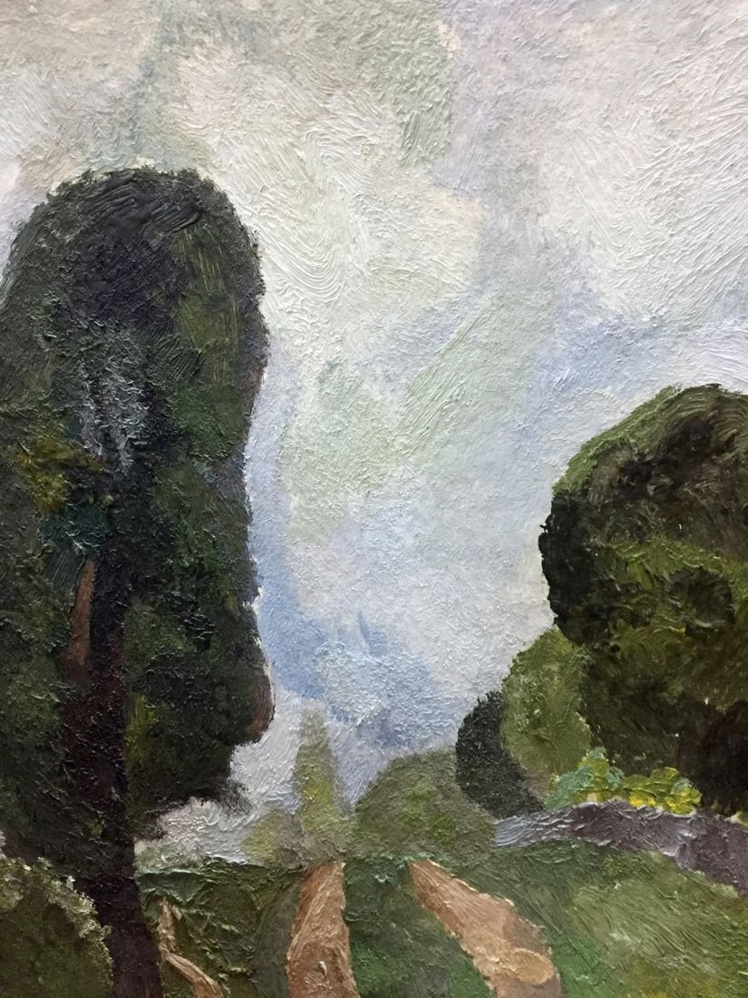 Oil painting Rural landscape Dulfan Lucien Veniaminovich - 6