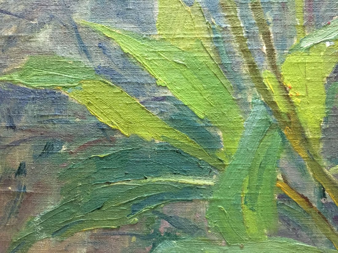 Oil painting Dandelions M. Dintsod - 3