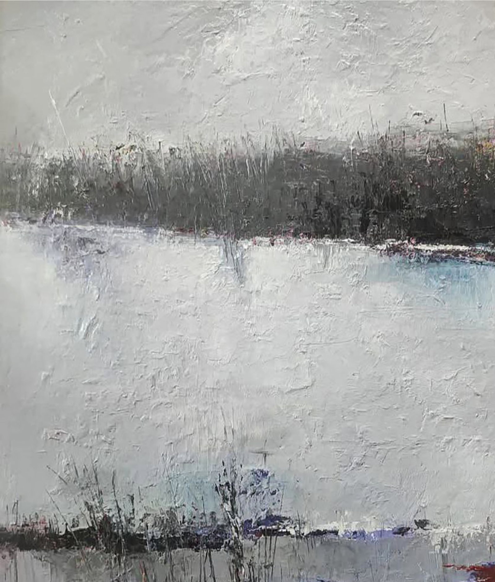 Oil painting Autumn Shore on a Cloudy Day Stepan Verbeshchuk - 2