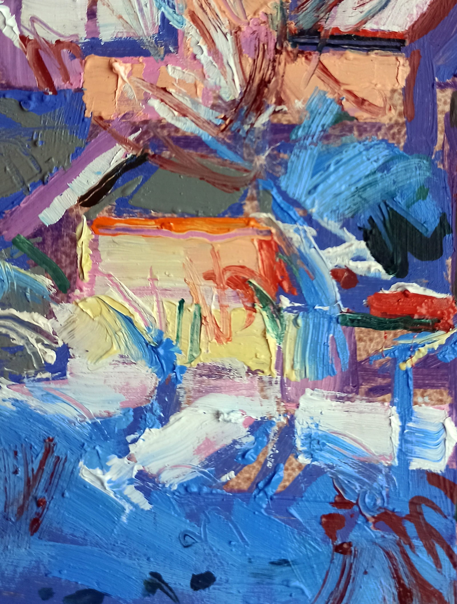 Oil painting Urban winter dream Viktor Khadzhinov - 4