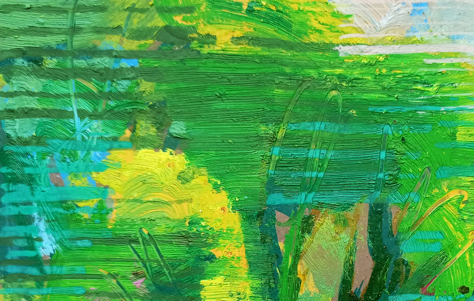 Oil painting Bright sunny day Viktor Khadzhinov - 2