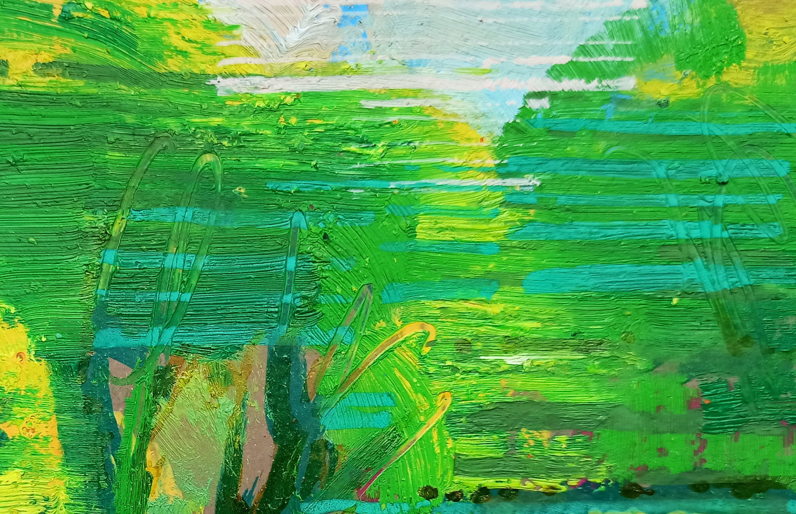 Oil painting Bright sunny day Viktor Khadzhinov - 3