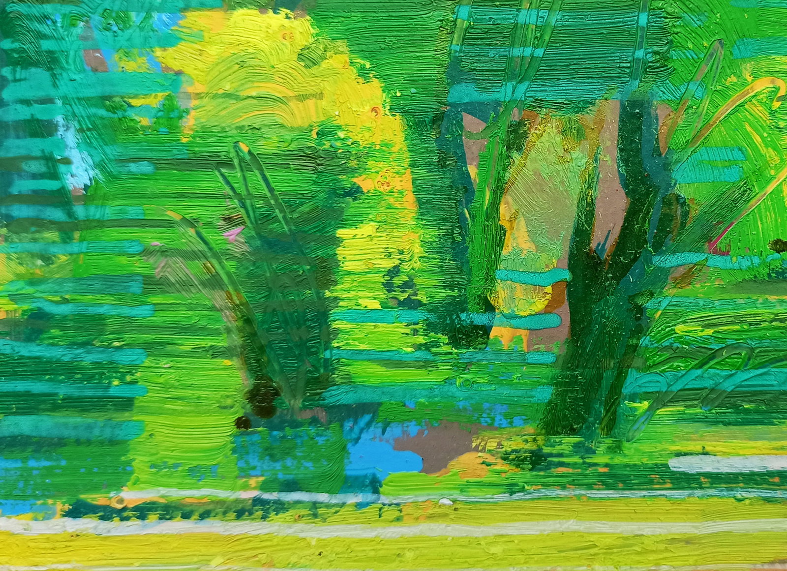 Oil painting Bright sunny day Viktor Khadzhinov - 4