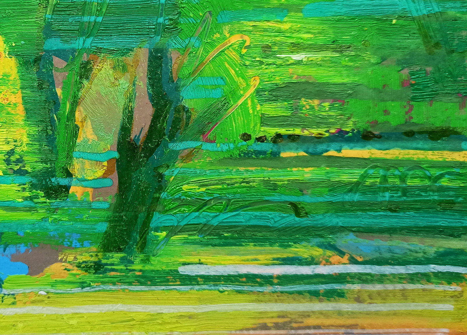 Oil painting Bright sunny day Viktor Khadzhinov - 5