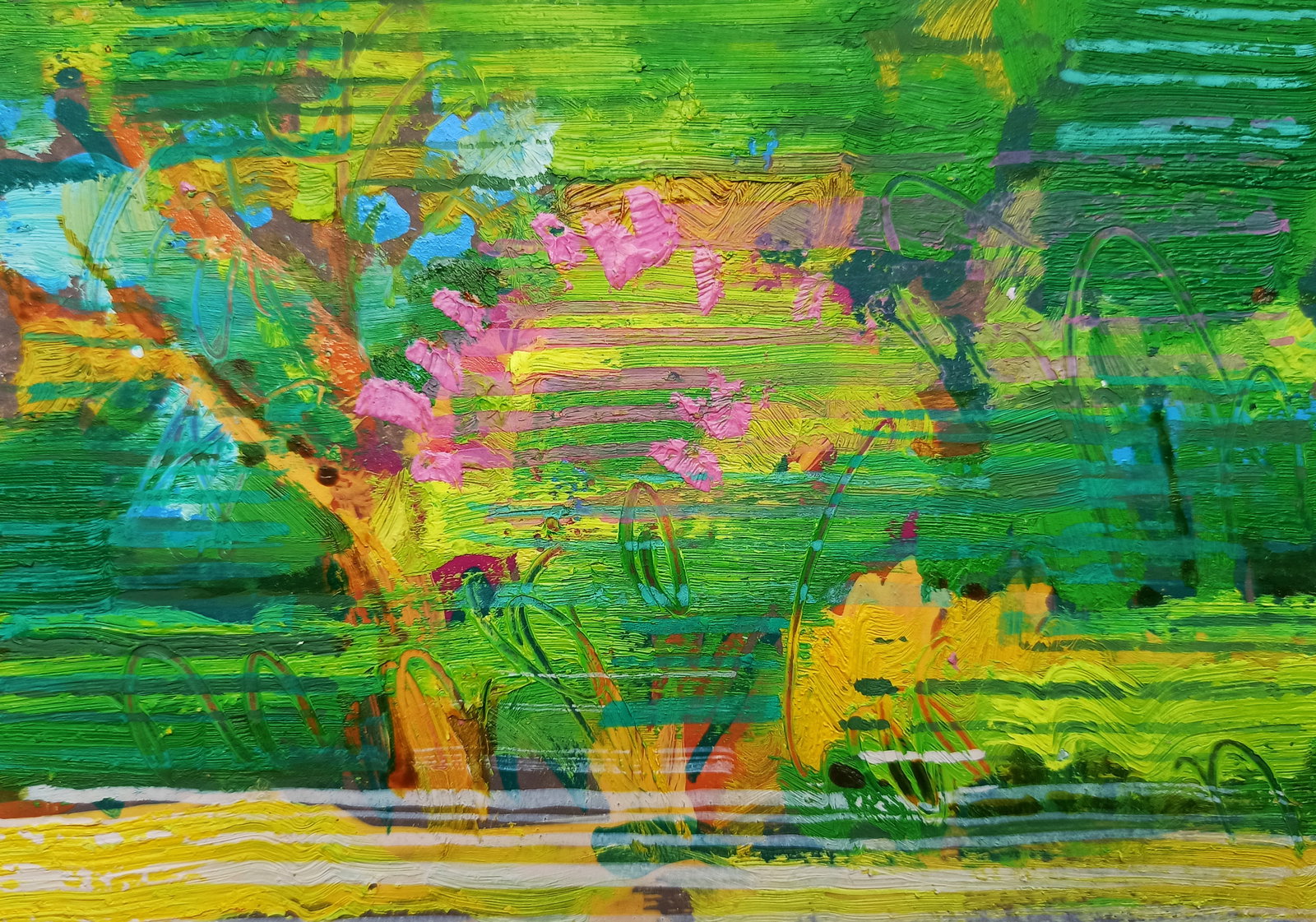 Oil painting Lilac blooms Viktor Khadzhinov: Title: Oil painting Lilac blooms Viktor Khadzhinov Description: 80KHADZ Painter: Viktor Khadzhinov Size: 16x12 cm/6.29x4.72 inches Components: oil, cardboard Original painting CONDITION: excellent ART