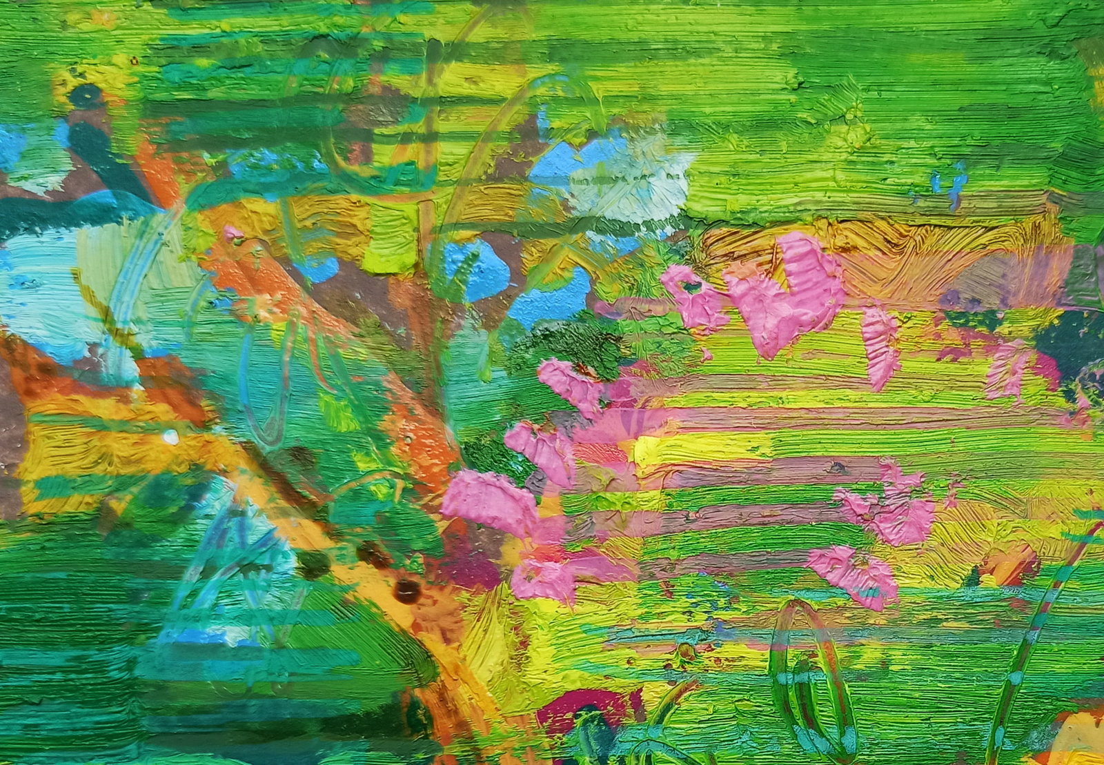 Oil painting Lilac blooms Viktor Khadzhinov - 2