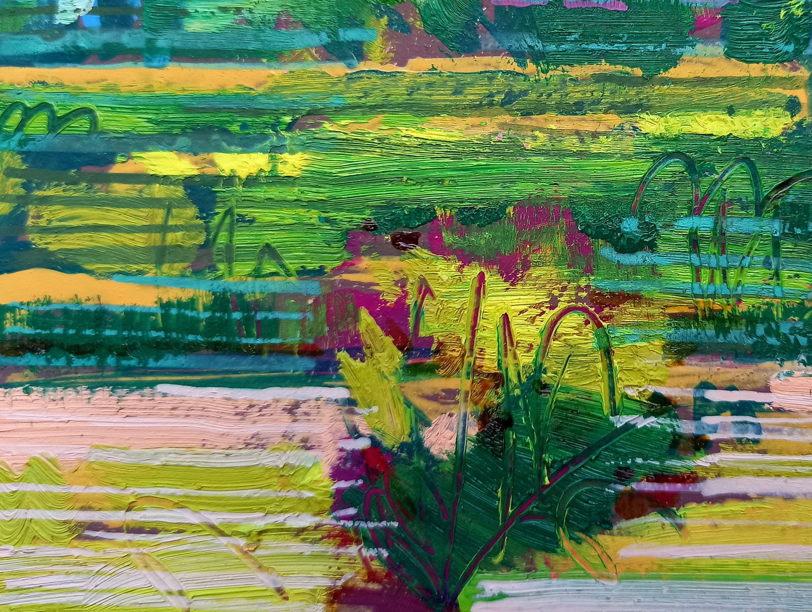 Oil painting Flowering meadows Viktor Khadzhinov - 4