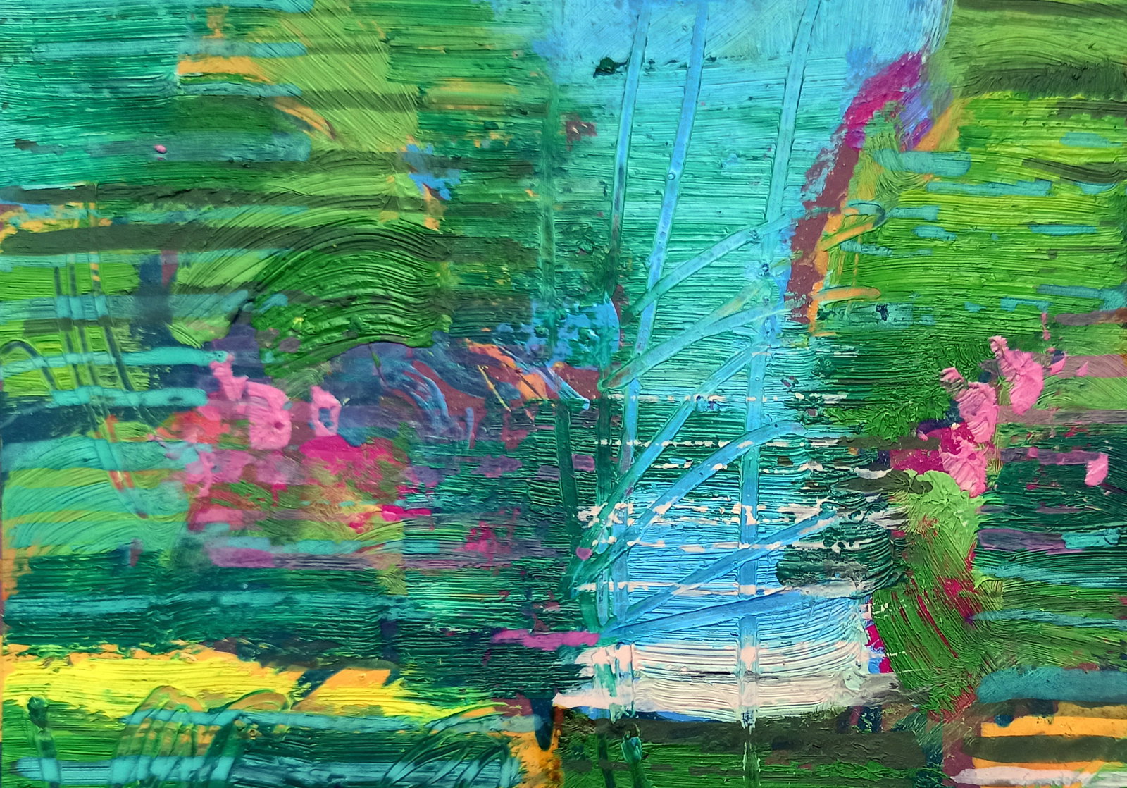 Oil painting City Park Viktor Khadzhinov - 2