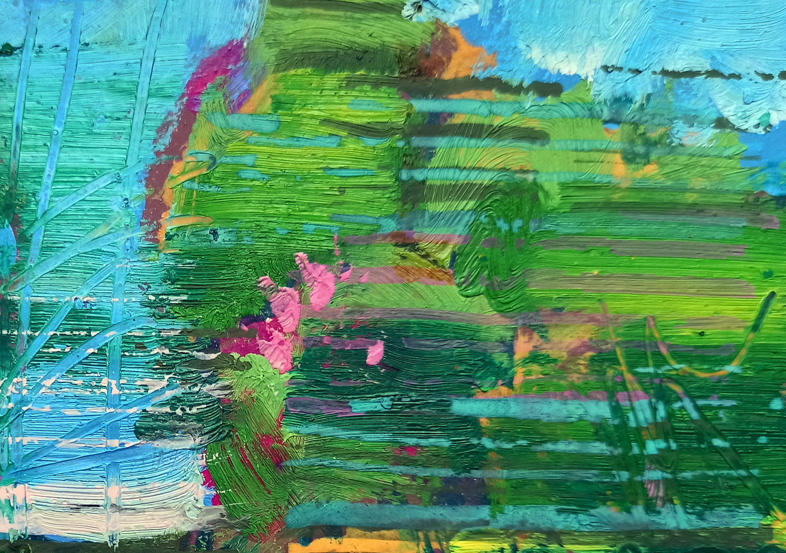 Oil painting City Park Viktor Khadzhinov - 3