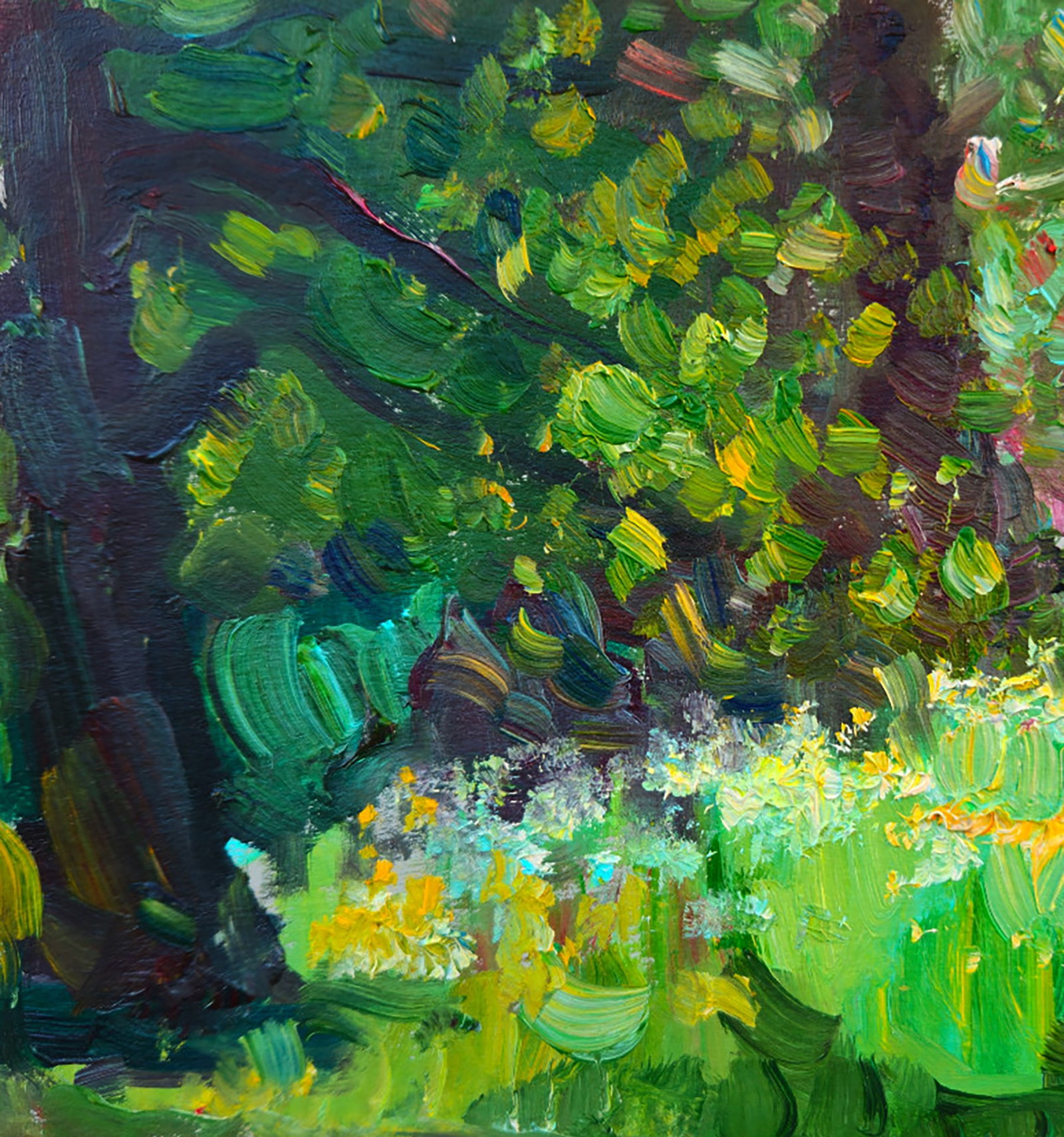Oil painting In the Forest Park Yuri Shkrob - 7
