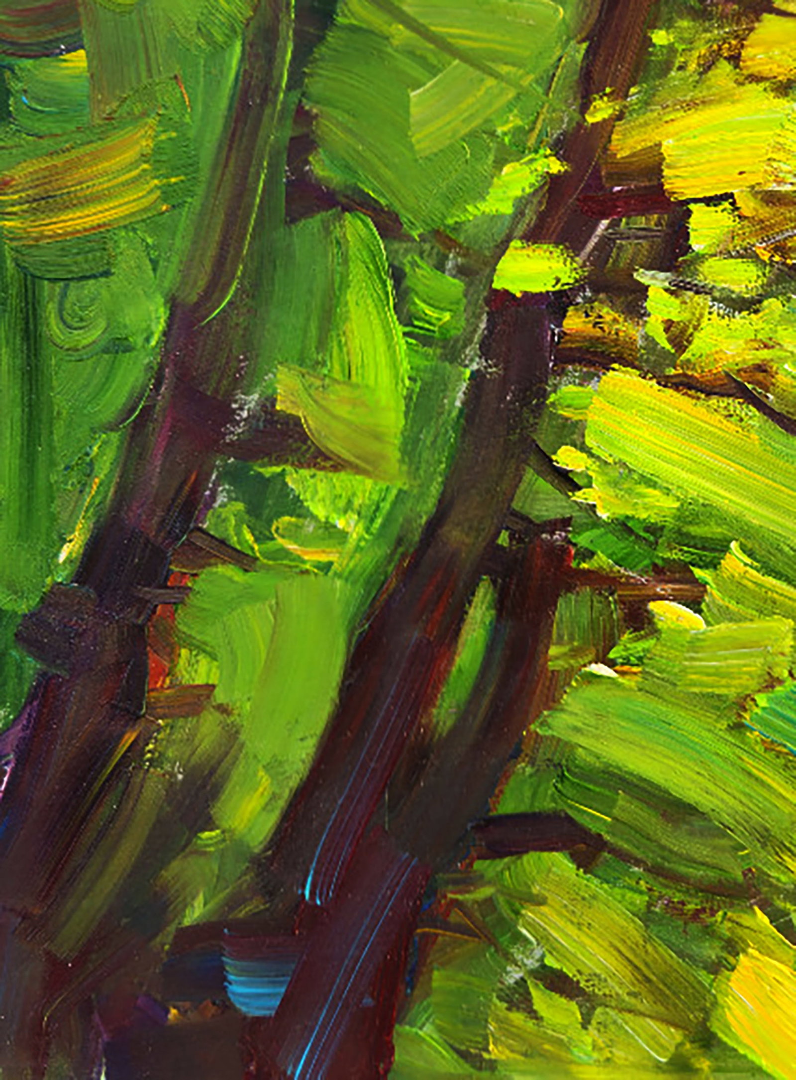 Oil painting Morning in the park Yuri Shkrob - 4