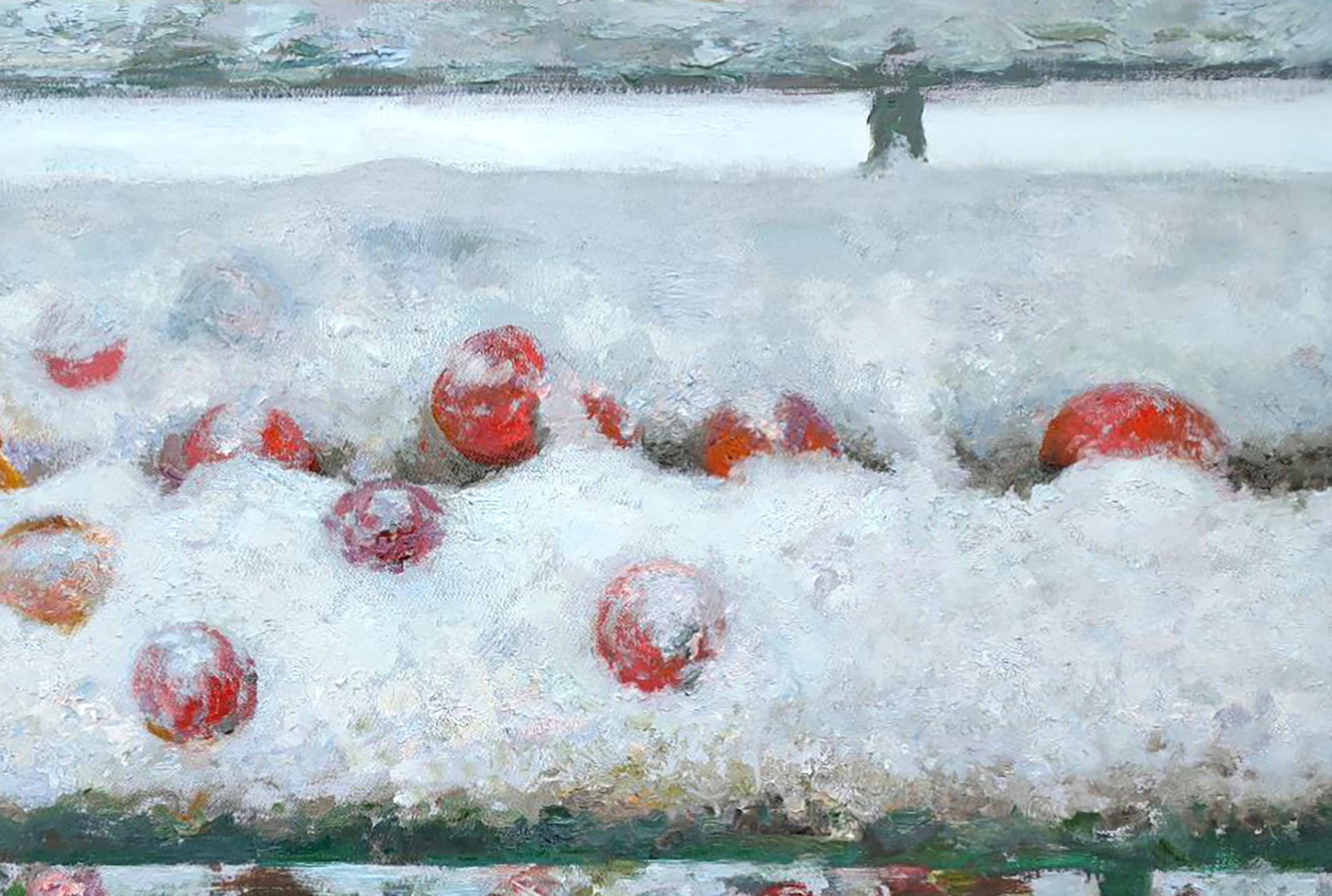 Oil painting In the parent's garden Leonid Pavlenko - 3
