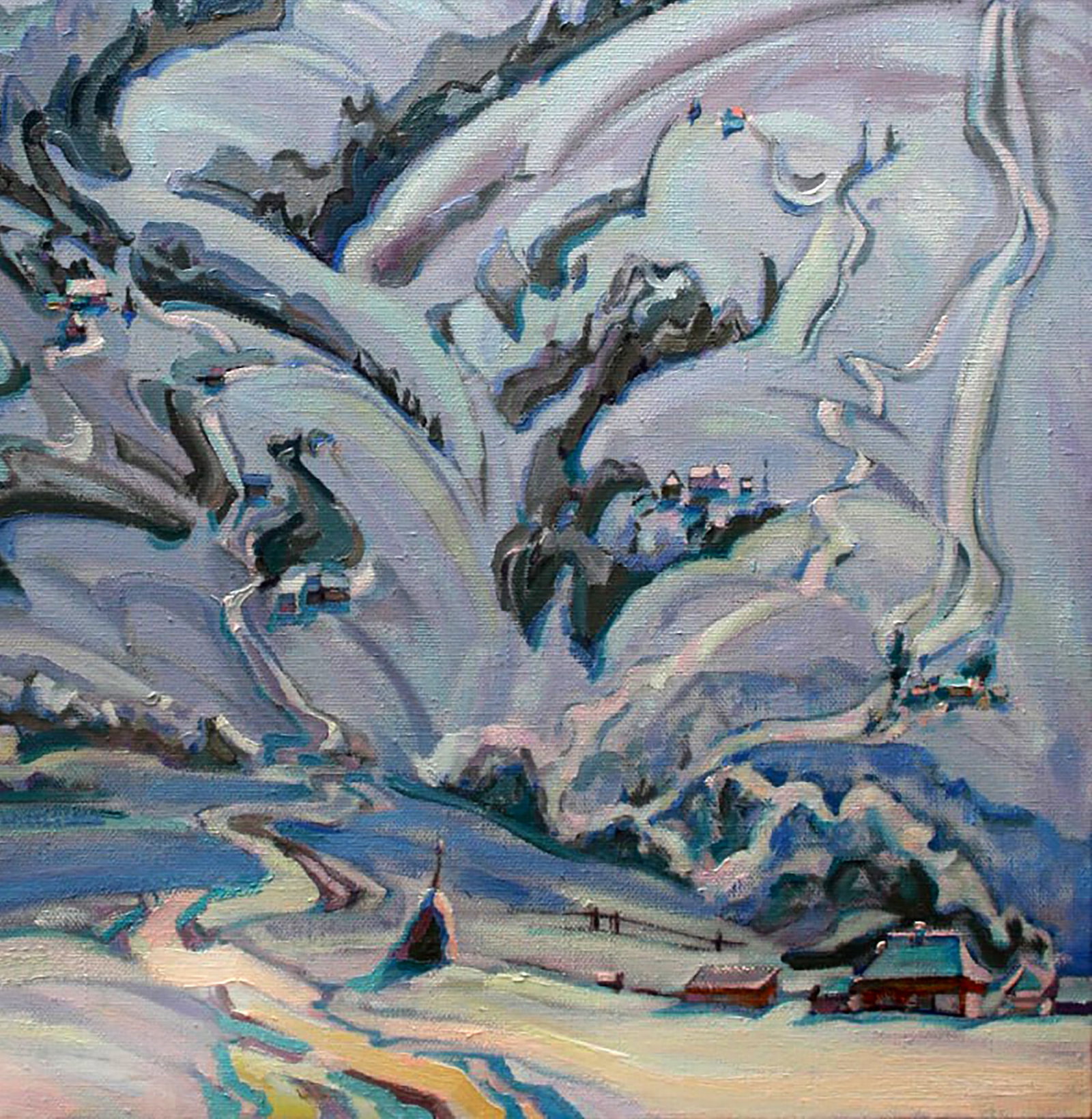 Oil painting Mountain patterns Leonid Pavlenko - 5