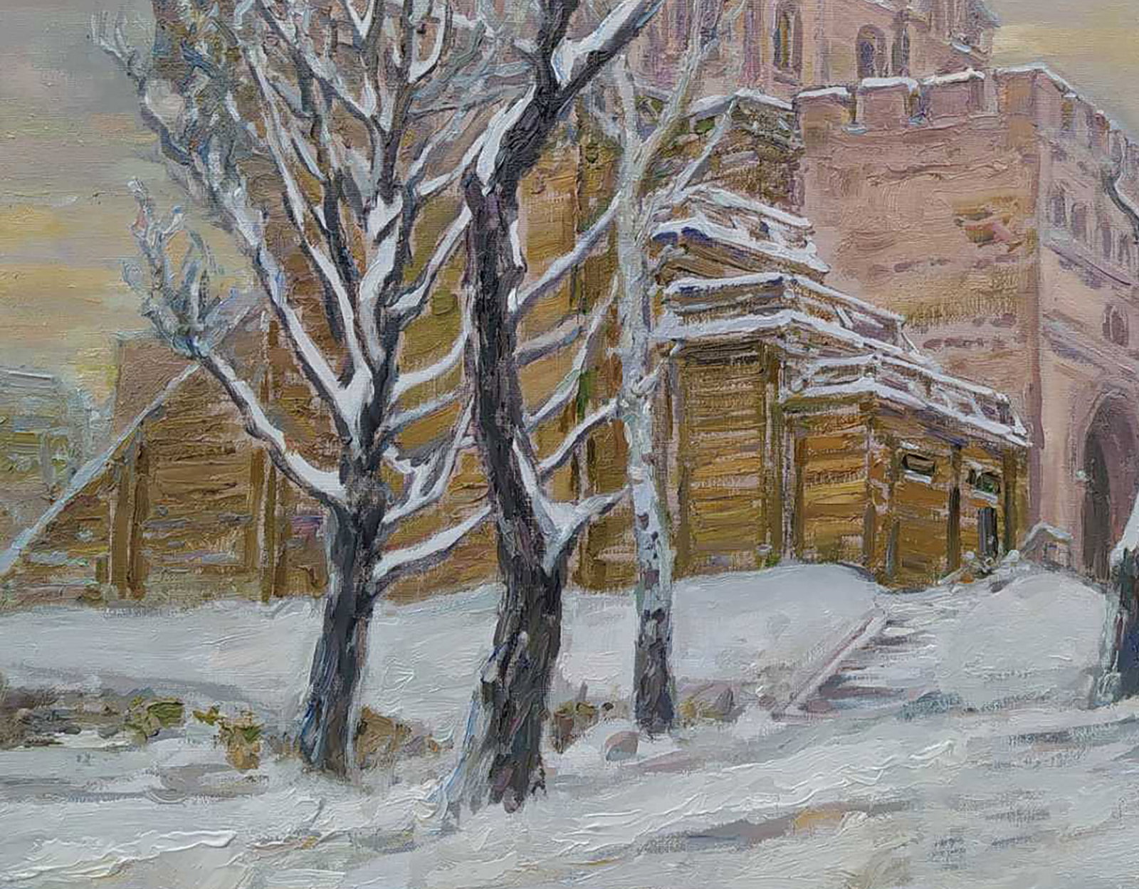 Oil painting Golden Gate Leonid Pavlenko - 4