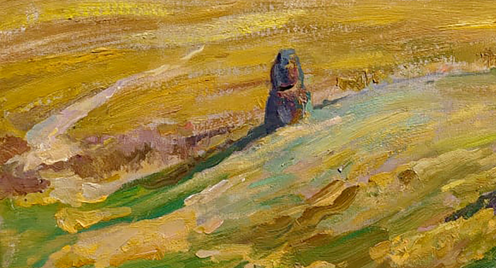 Oil painting Stone grave Leonid Pavlenko - 4