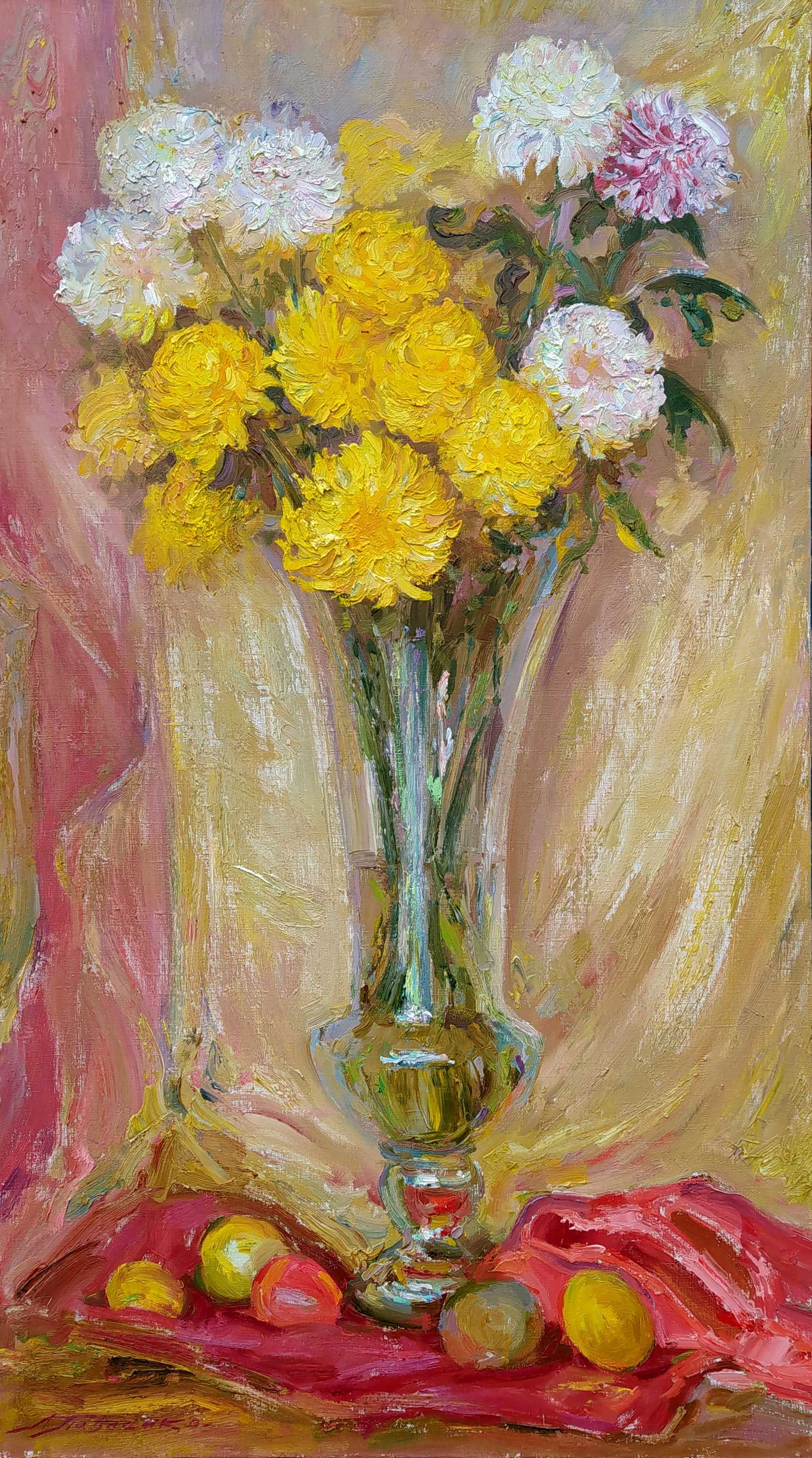 Oil painting Autumn mood Leonid Pavlenko: Title: Oil painting Autumn mood Leonid Pavlenko Description: 56PAVL Painter: Leonid Pavlenko Size: 90x50 cm/35.43x19.68 inches Components: oil, canvas Original painting CONDITION: excellent ARTIST: Bo