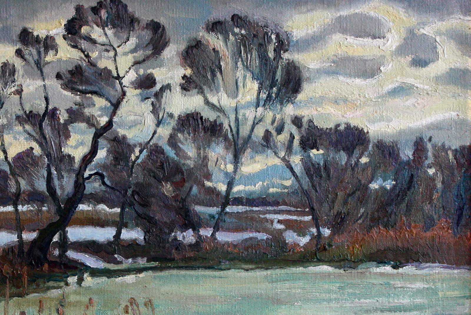 Oil painting Thaw Leonid Pavlenko - 3
