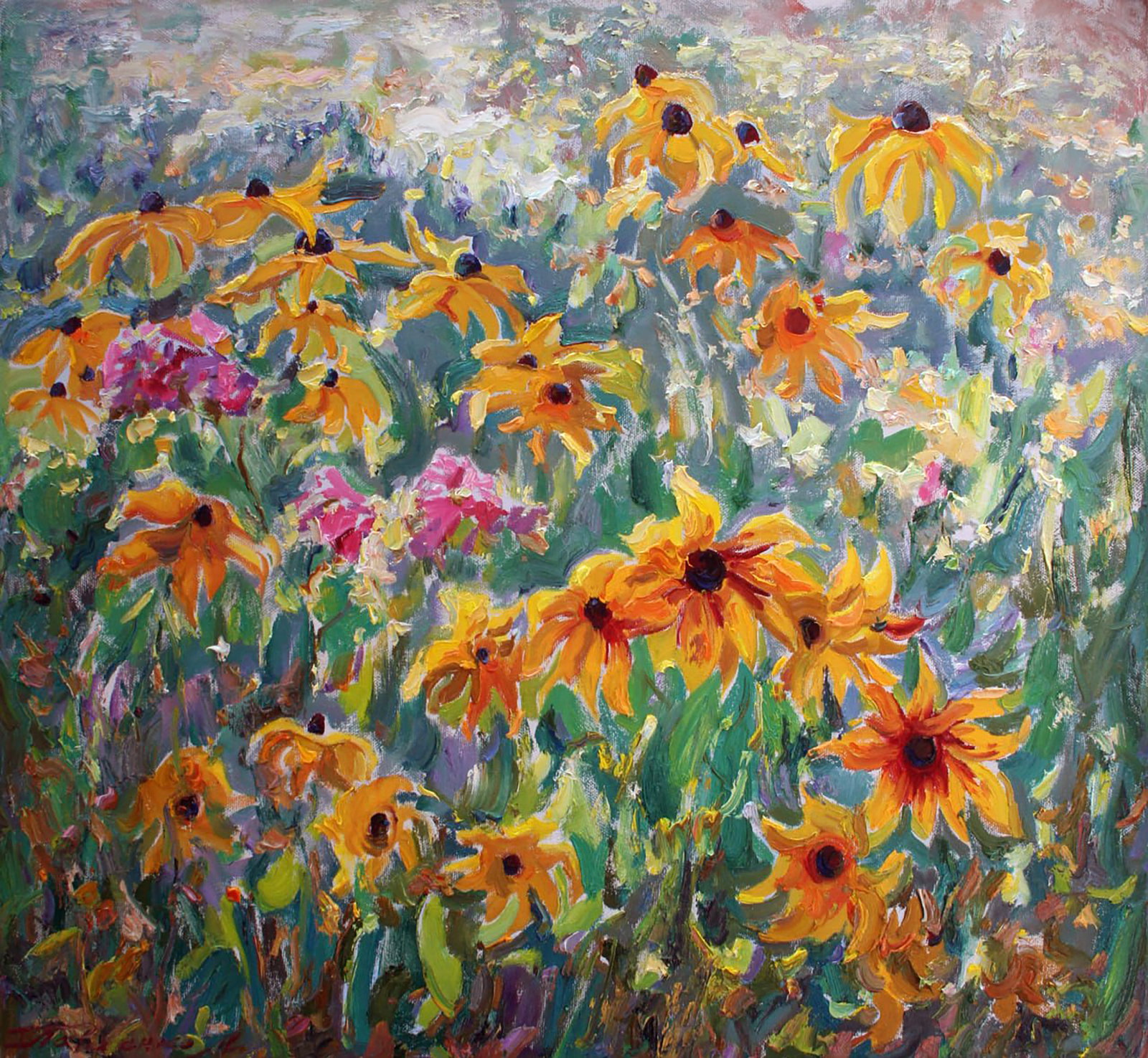 Oil painting Bloom Leonid Pavlenko (1 of 5)
