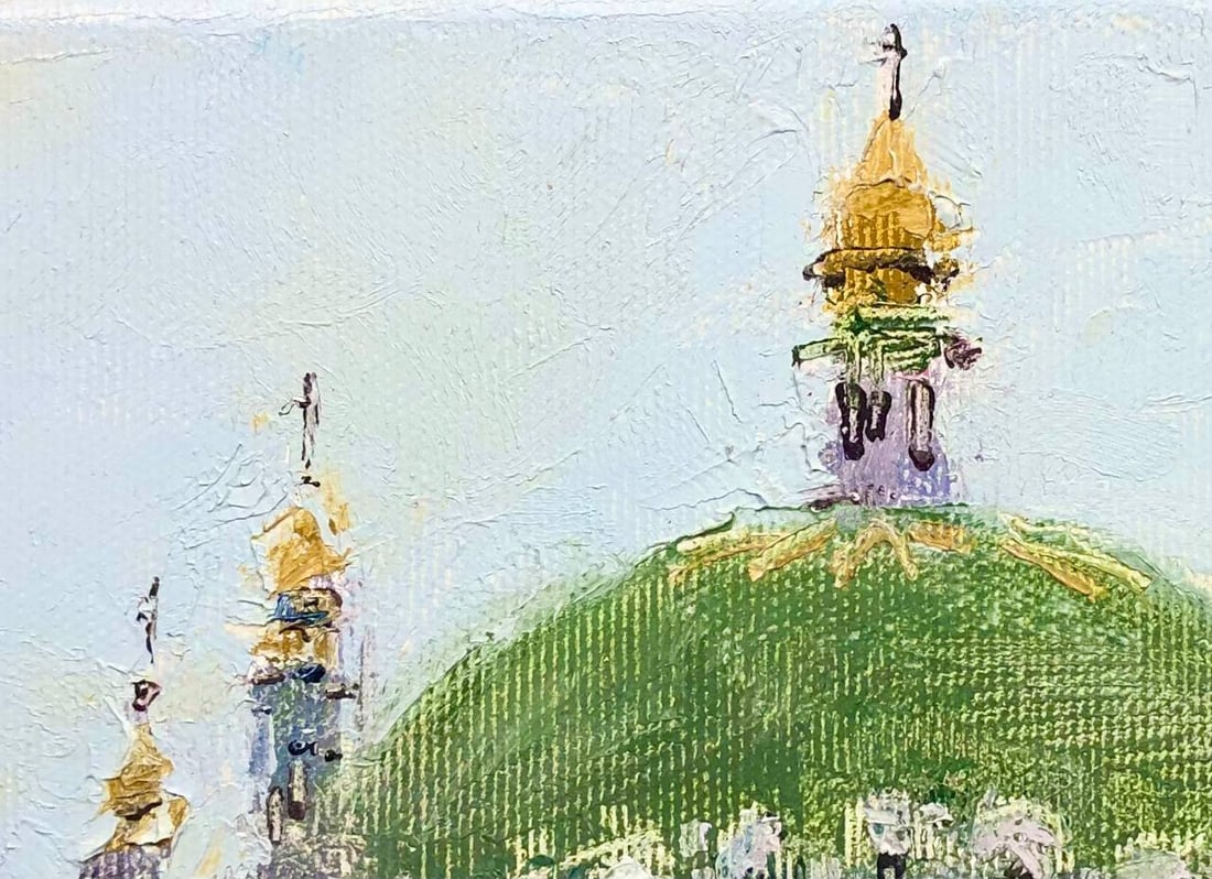Oil painting Refectory Church, Kyiv Pechersk Lavra Andrii G. - 2