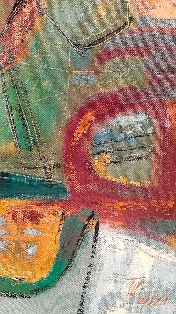 Abstract Oil painting signs Tetyana Shulyak - 10