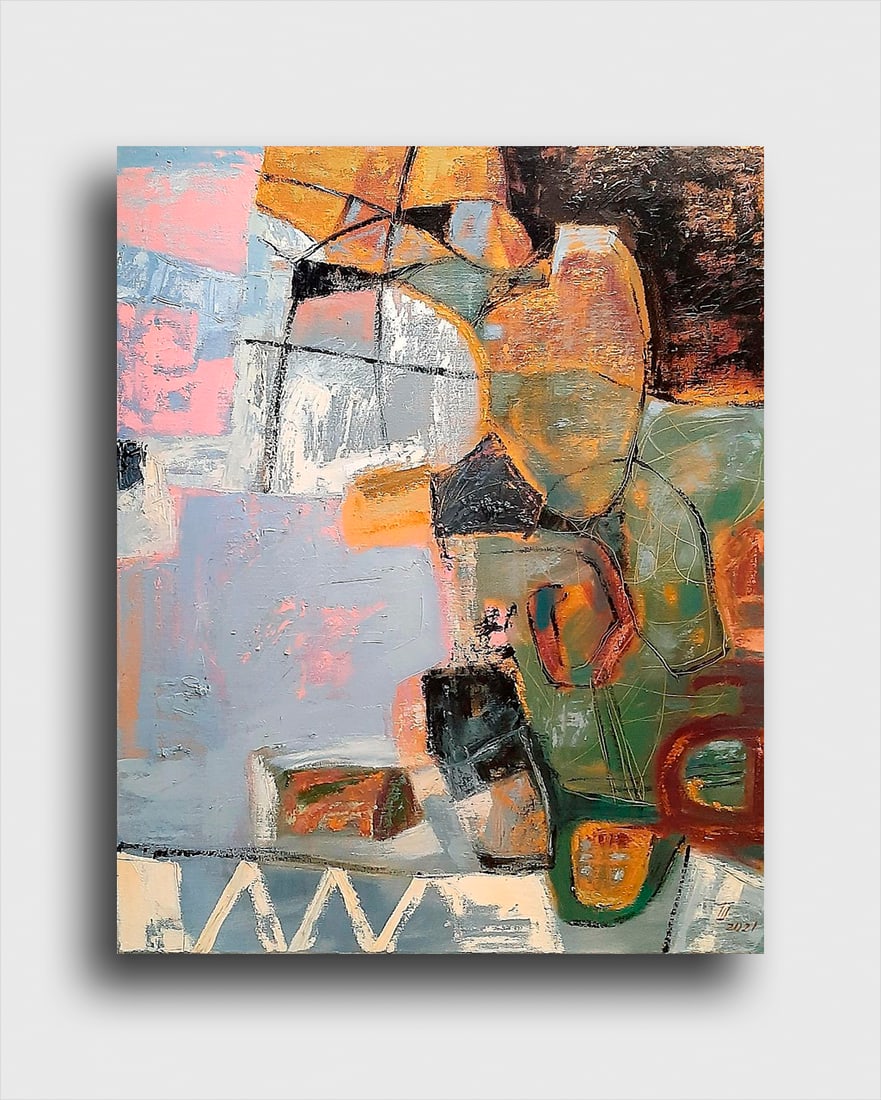 Abstract Oil painting signs Tetyana Shulyak (1 of 17)