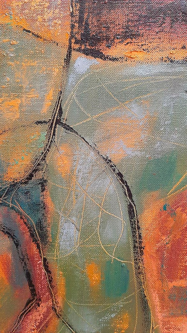 Abstract Oil painting signs Tetyana Shulyak - 6