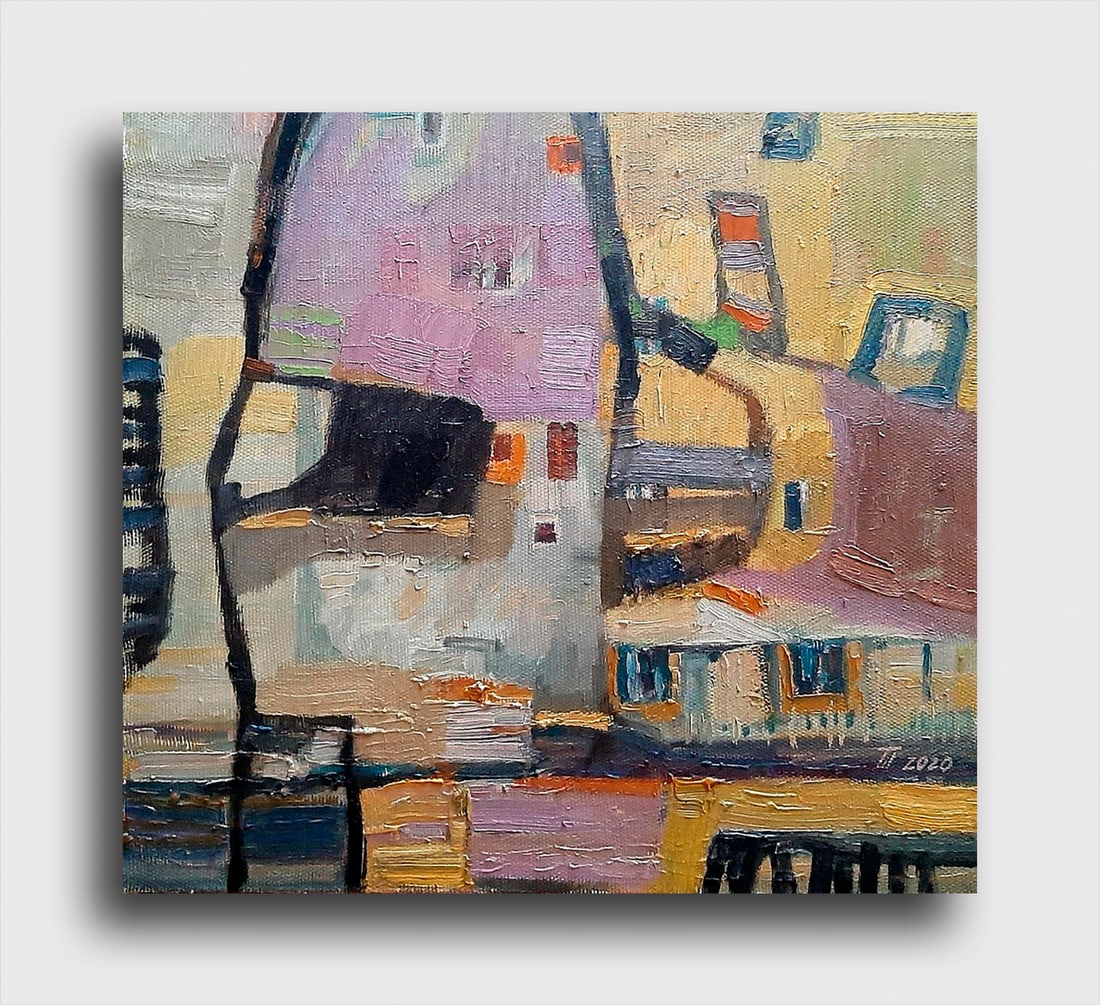 Abstract Oil painting Mind games Tetyana Shulyak - 10