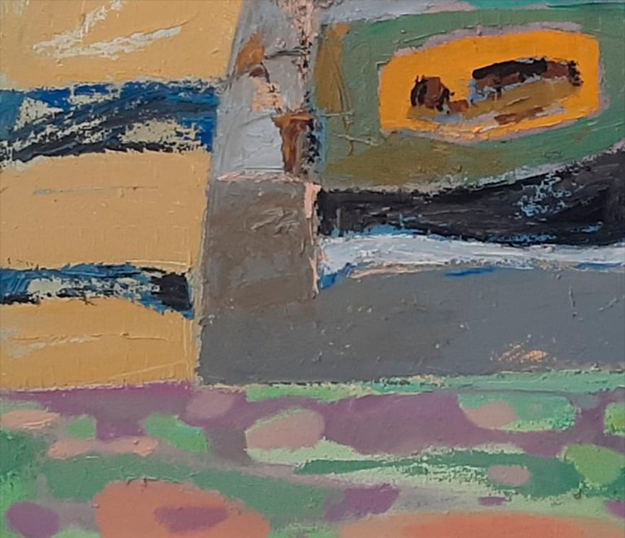 Abstract Oil painting House among the clouds Tetyana Shulyak - 10
