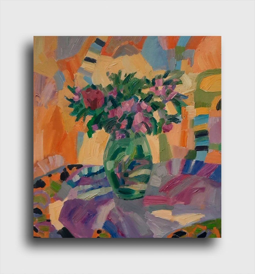Abstract Oil painting Bouquet Tetyana Shulyak - 11