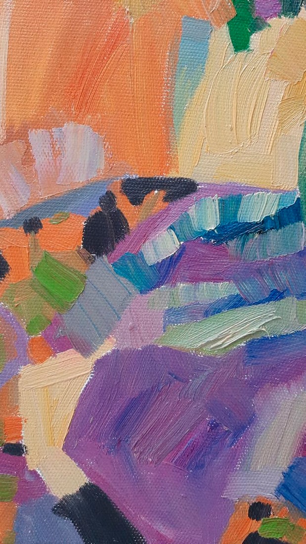 Abstract Oil painting Bouquet Tetyana Shulyak - 13