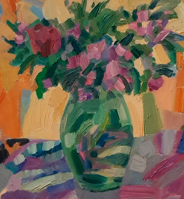 Abstract Oil painting Bouquet Tetyana Shulyak - 8