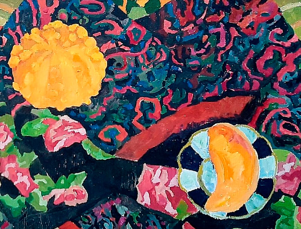 Abstract Oil painting Yellow pumpkin Tetyana Shulyak - 10