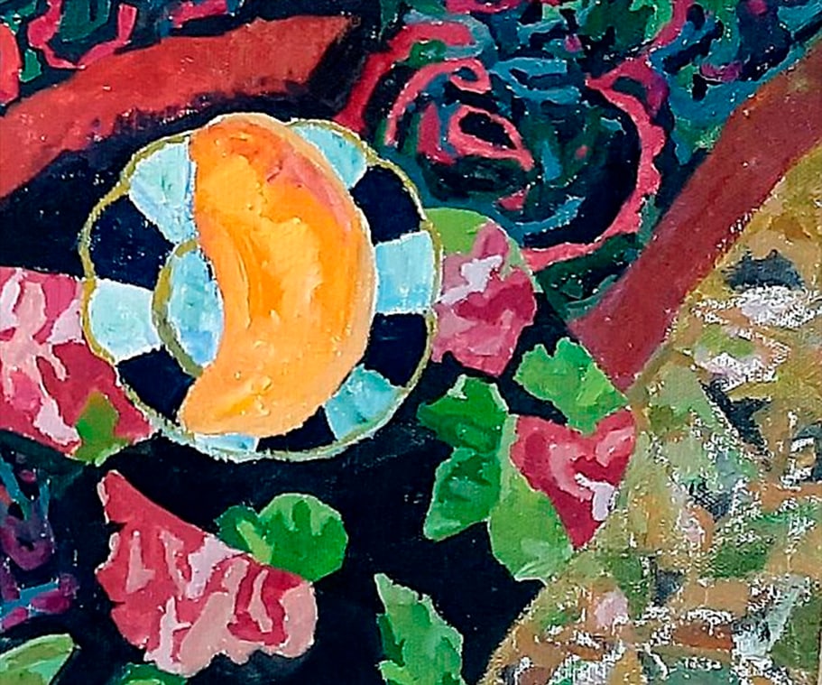 Abstract Oil painting Yellow pumpkin Tetyana Shulyak - 8
