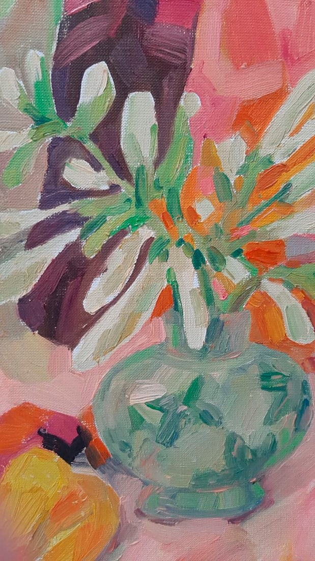 Abstract Oil painting End of summer Tetyana Shulyak - 12