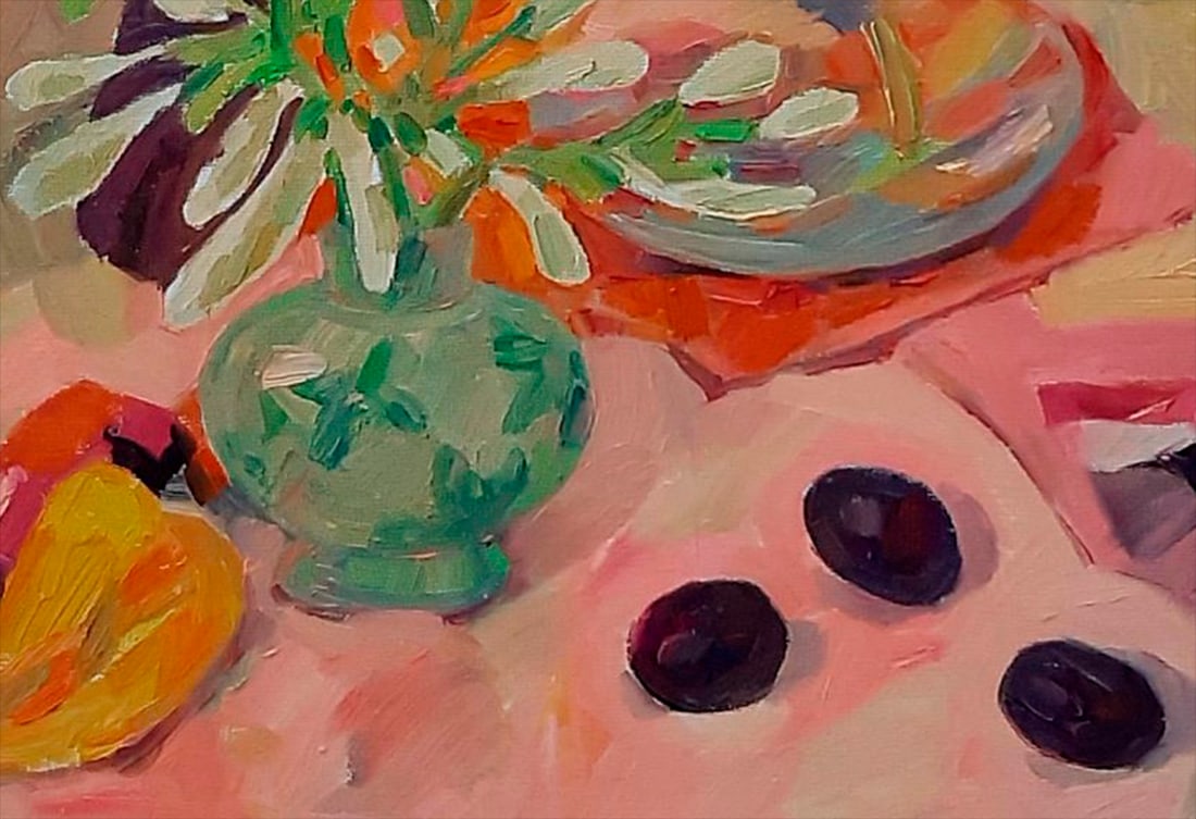 Abstract Oil painting End of summer Tetyana Shulyak - 7