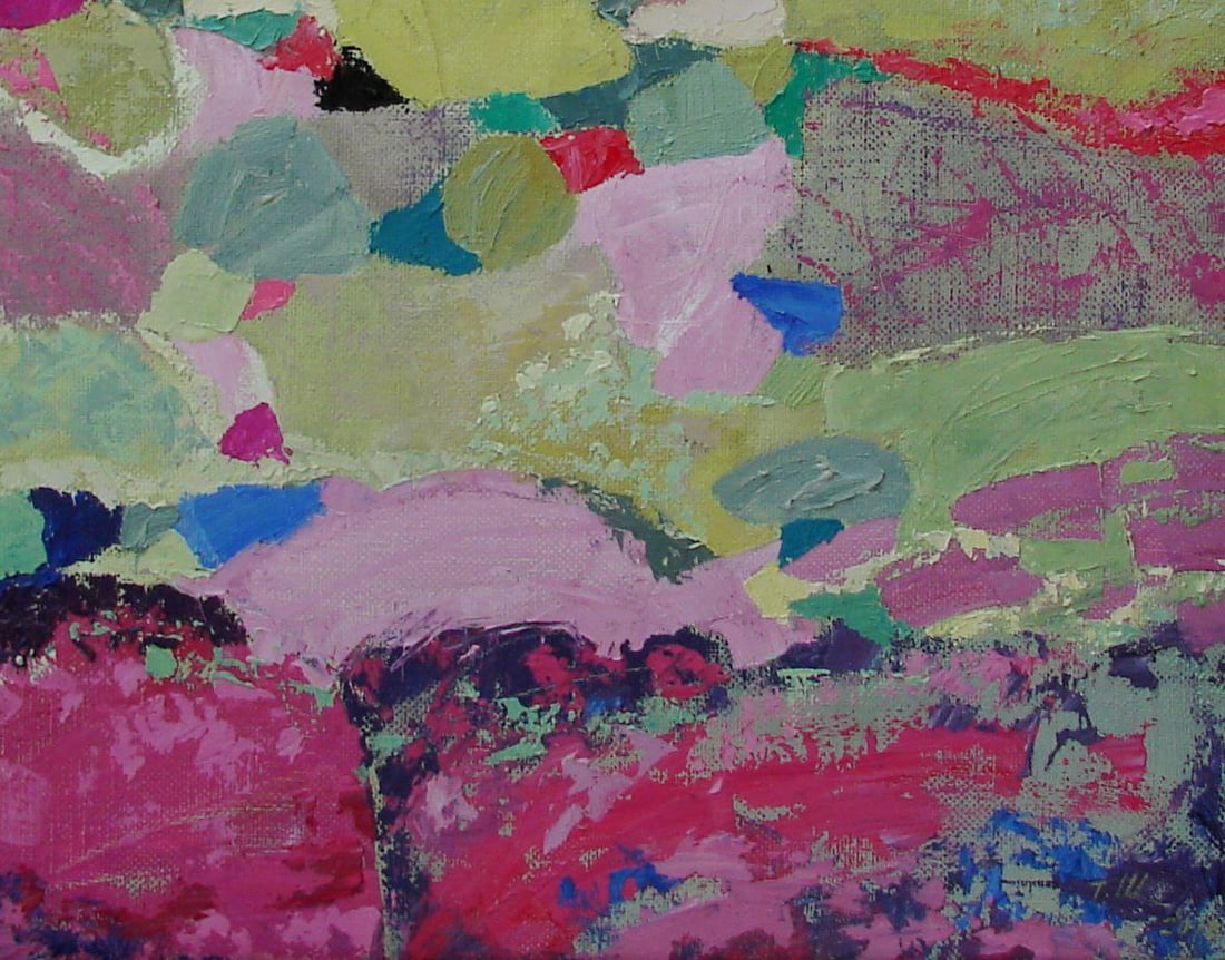 Oil painting Lavand field Tetyana Shulyak - 4