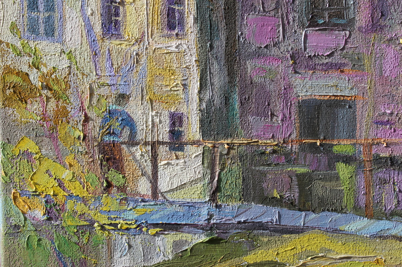 Oil painting The mill in Strusov Maria Voloschak - 2