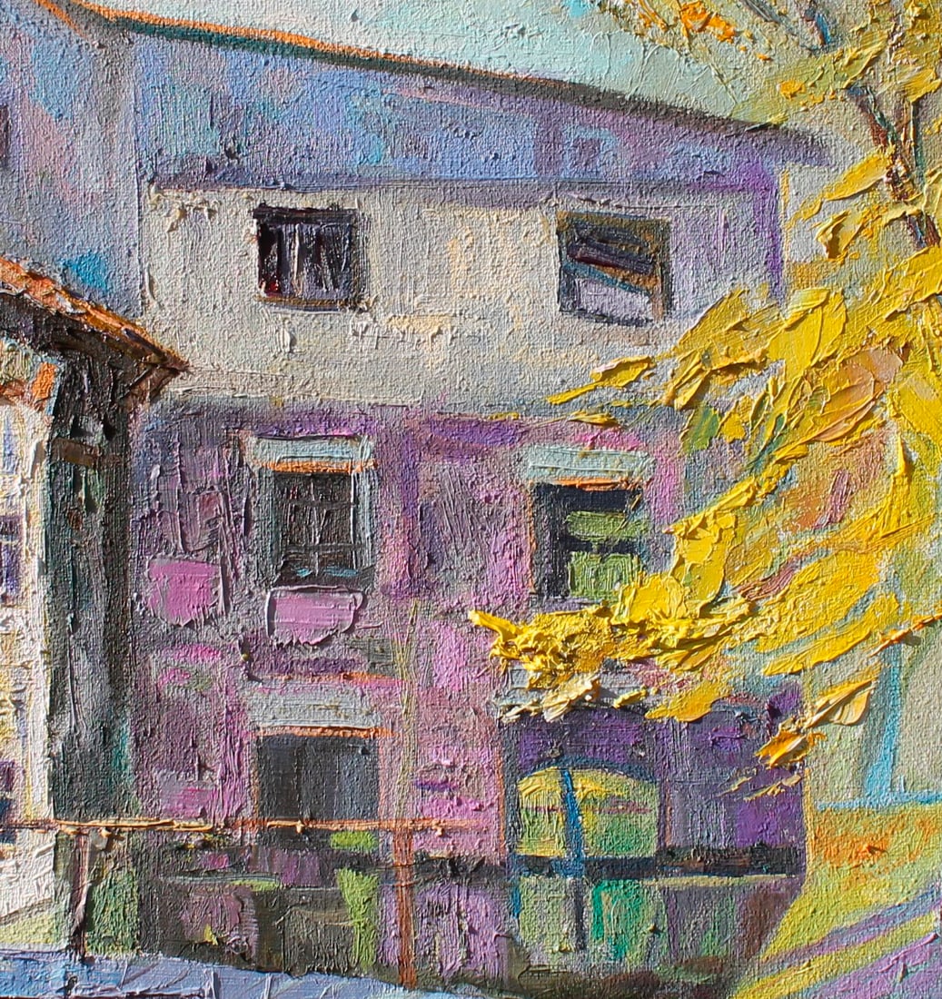 Oil painting The mill in Strusov Maria Voloschak - 4