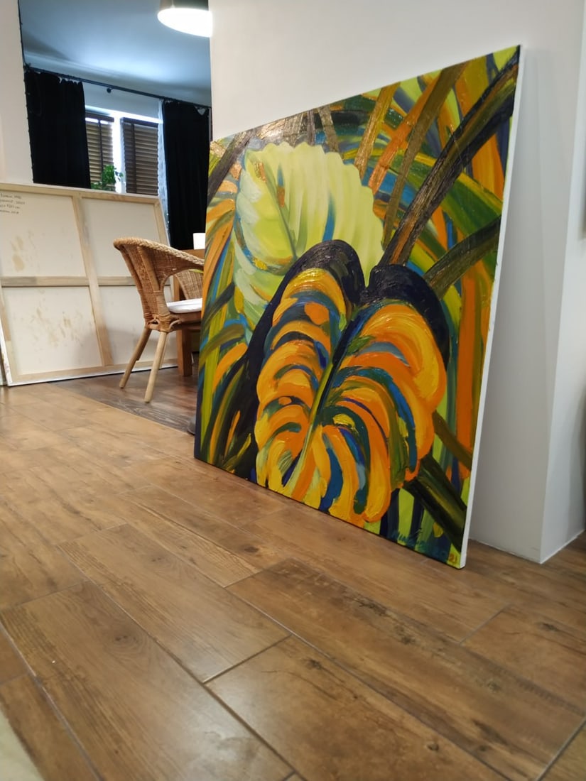 Oil painting Wild tropics Nina L - 11