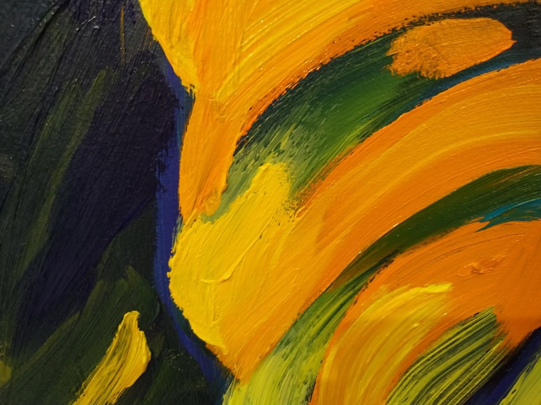 Oil painting Wild tropics Nina L - 2