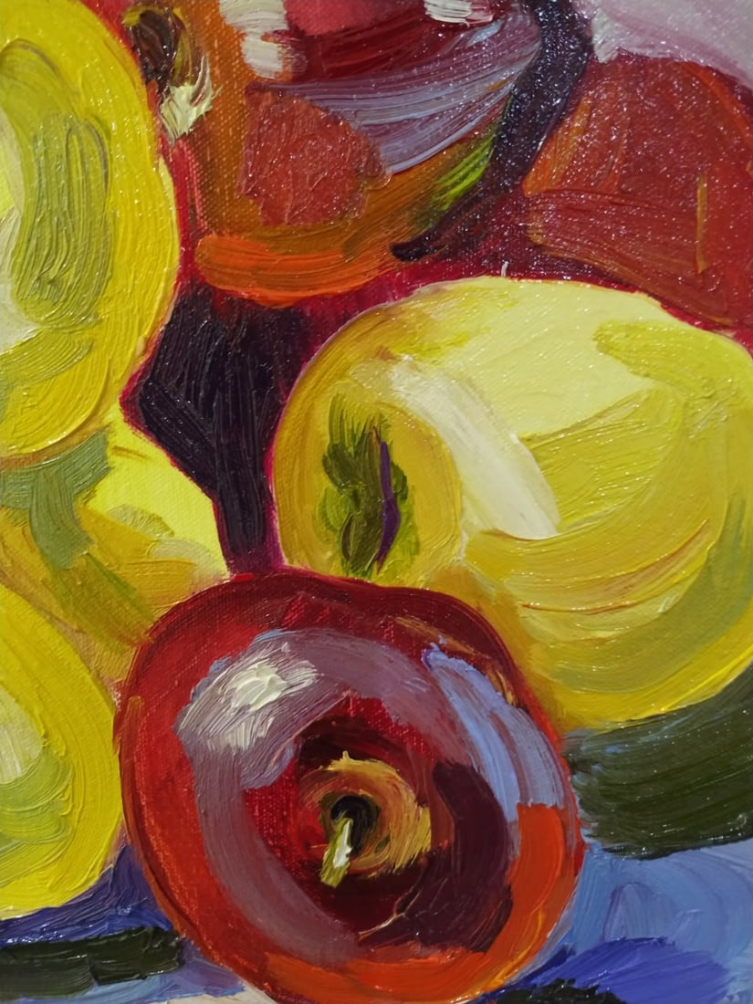 Oil painting Apples Nina L - 2