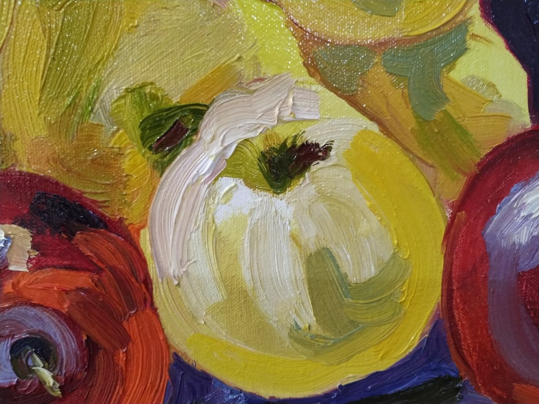 Oil painting Apples Nina L - 5