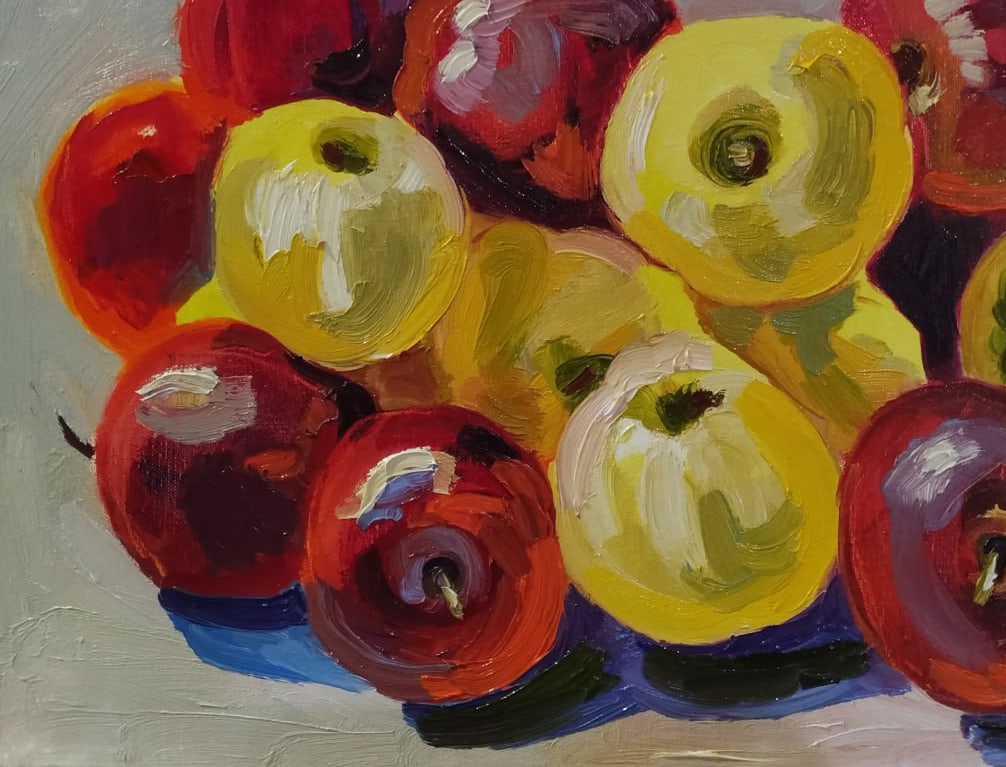 Oil painting Apples Nina L - 8