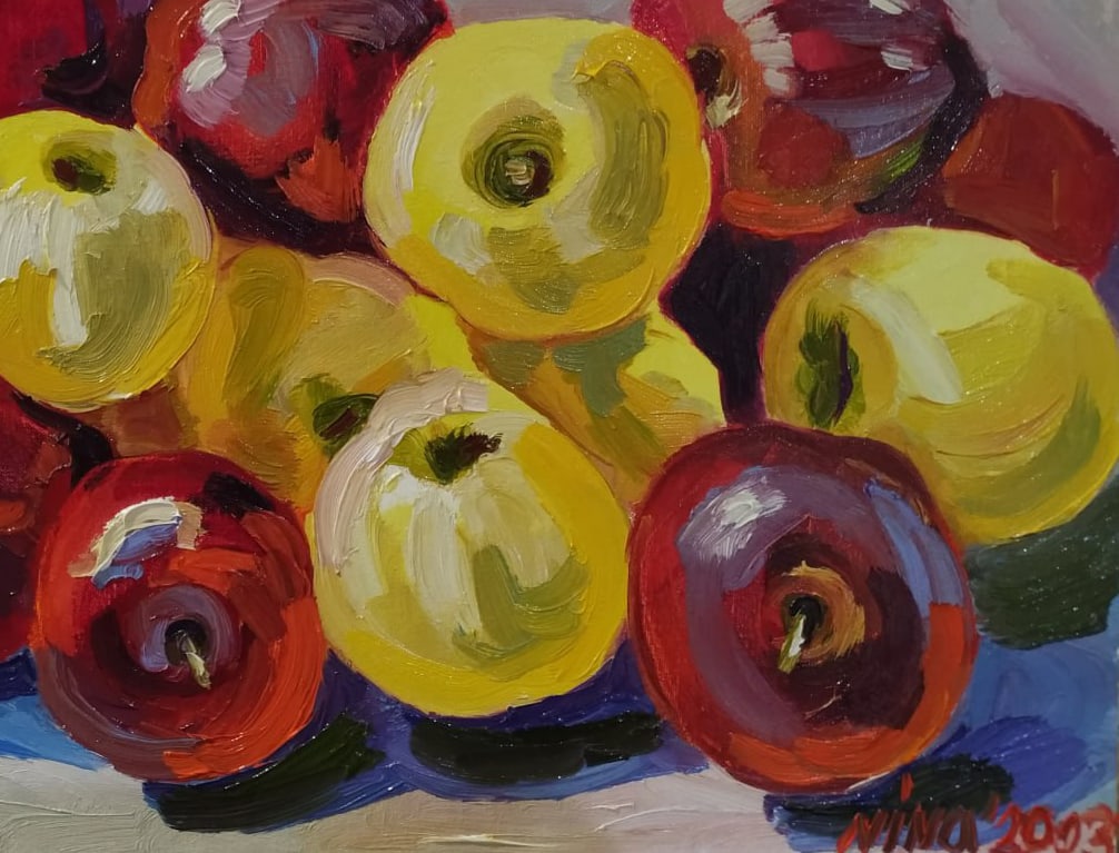 Oil painting Apples Nina L - 9